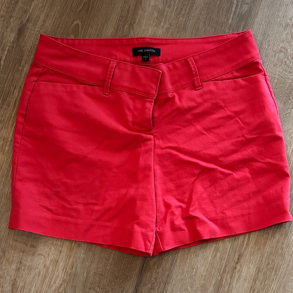 The Limited High Waist Red Women's Shorts